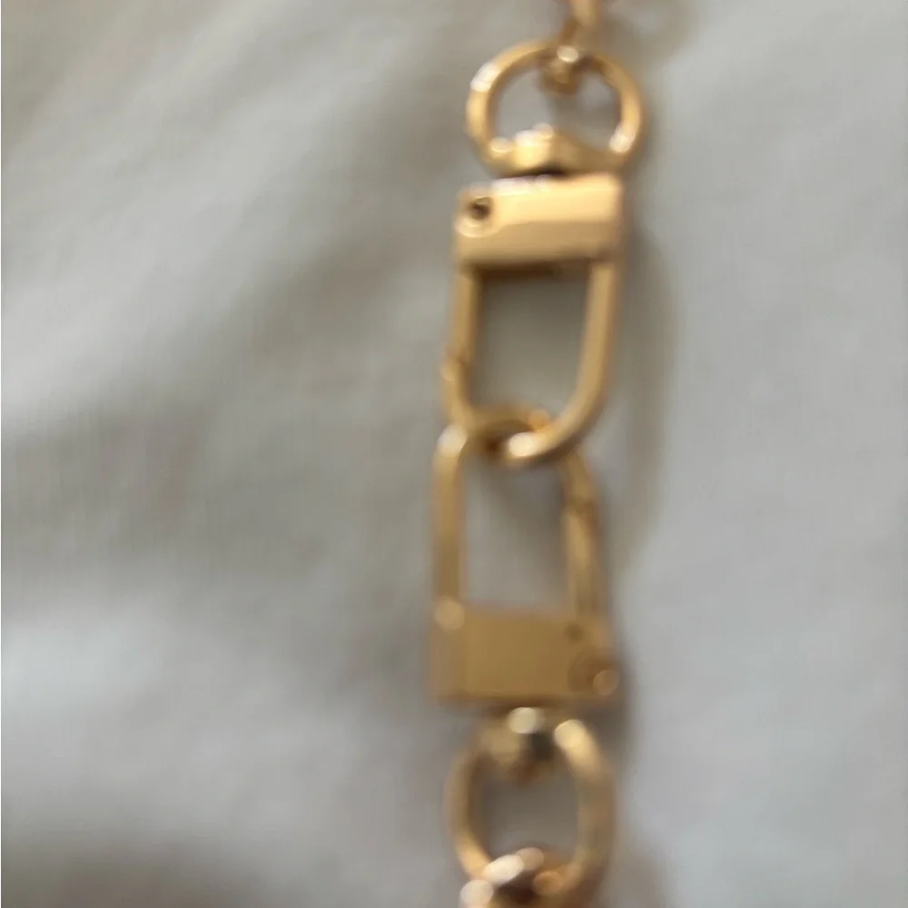 Gold Chain Bag Strap Crossbody Purse Extender Luxury Handbag Replacement - Picture 2 of 2